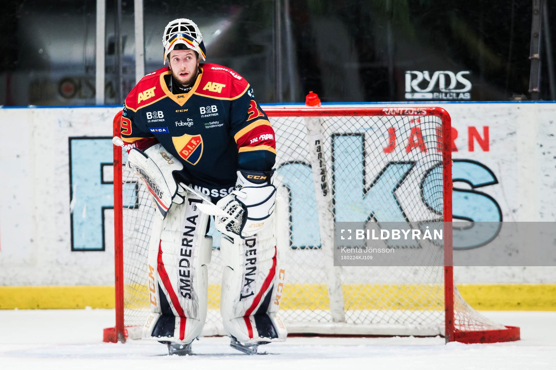 Djurgårdens målvakt Adam Reideborn