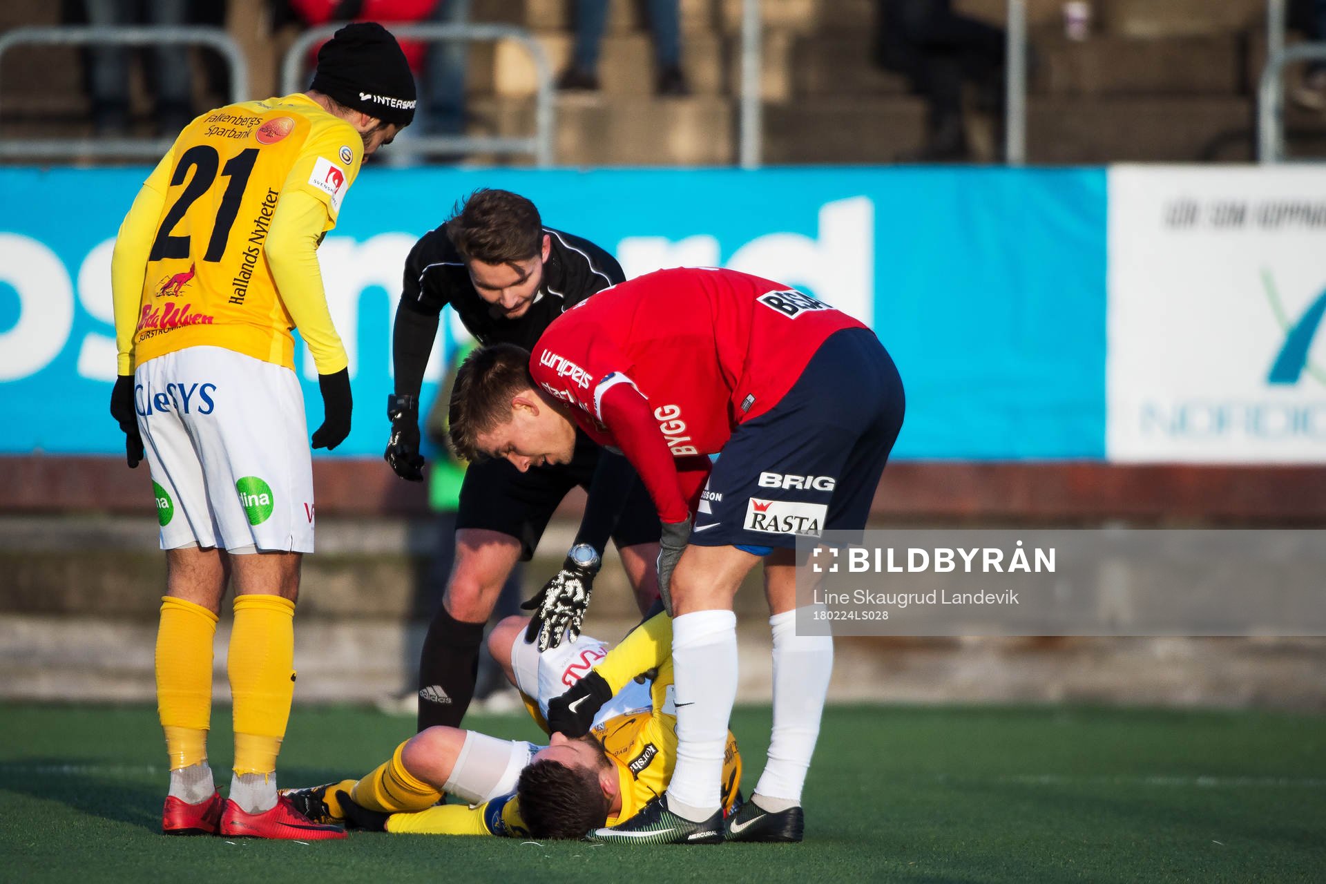 Falkenbergs Tibor Joza skadas