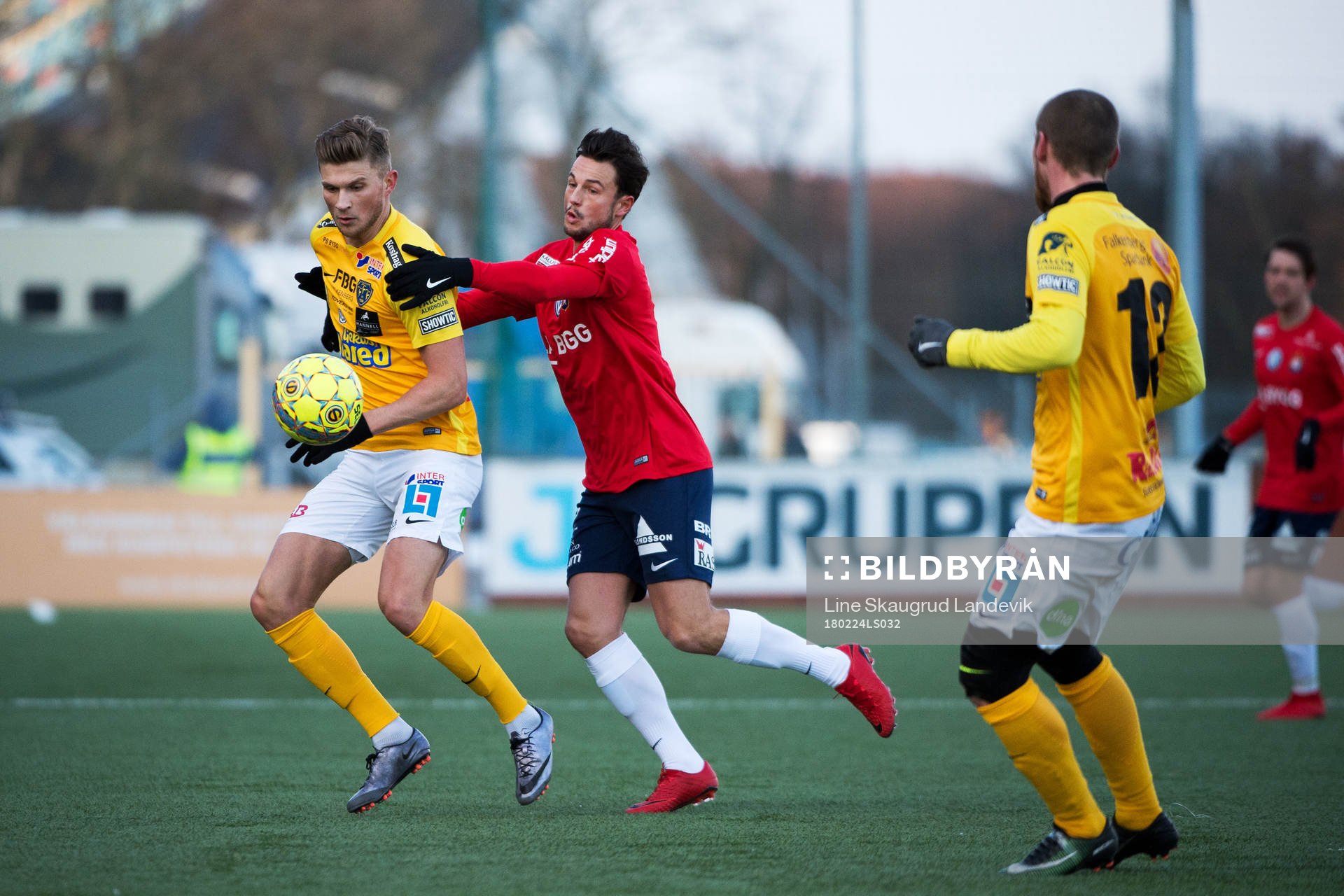 Falkenbergs Erik Pärsson och Örgrytes Jesper Jörnvik