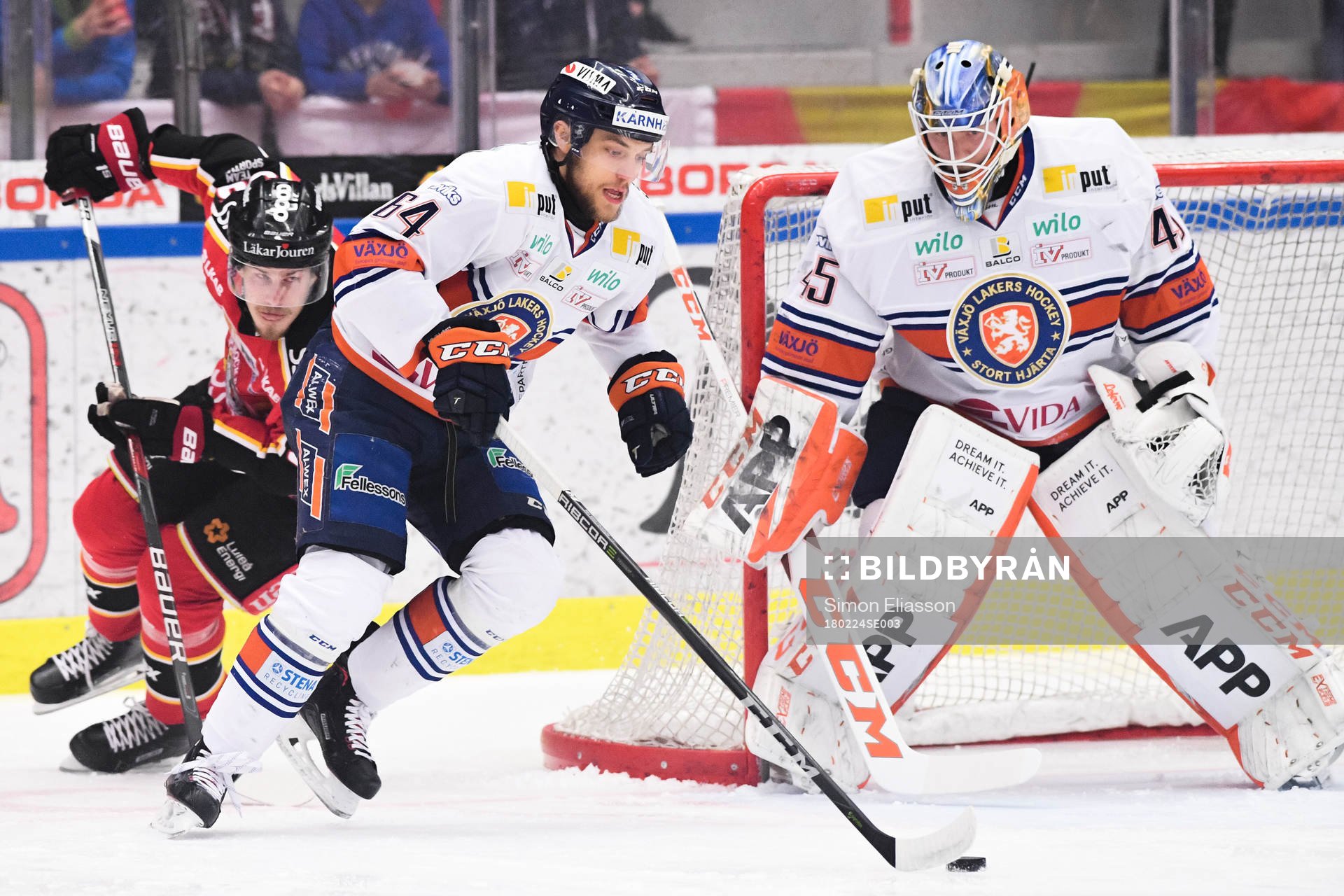 Växjös Eric Martinsson och Luleås Emil Larsson