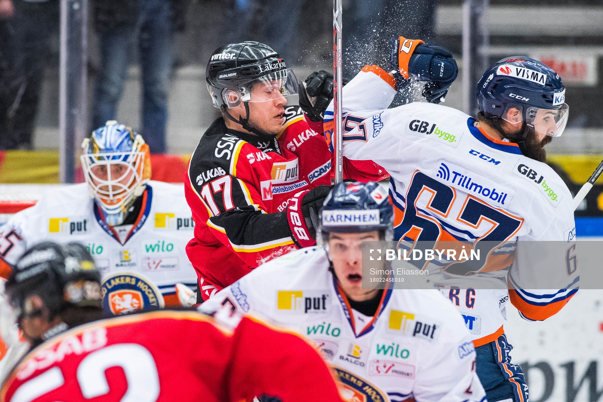 Luleås Andreas Falk och Växjös Linus Fröberg