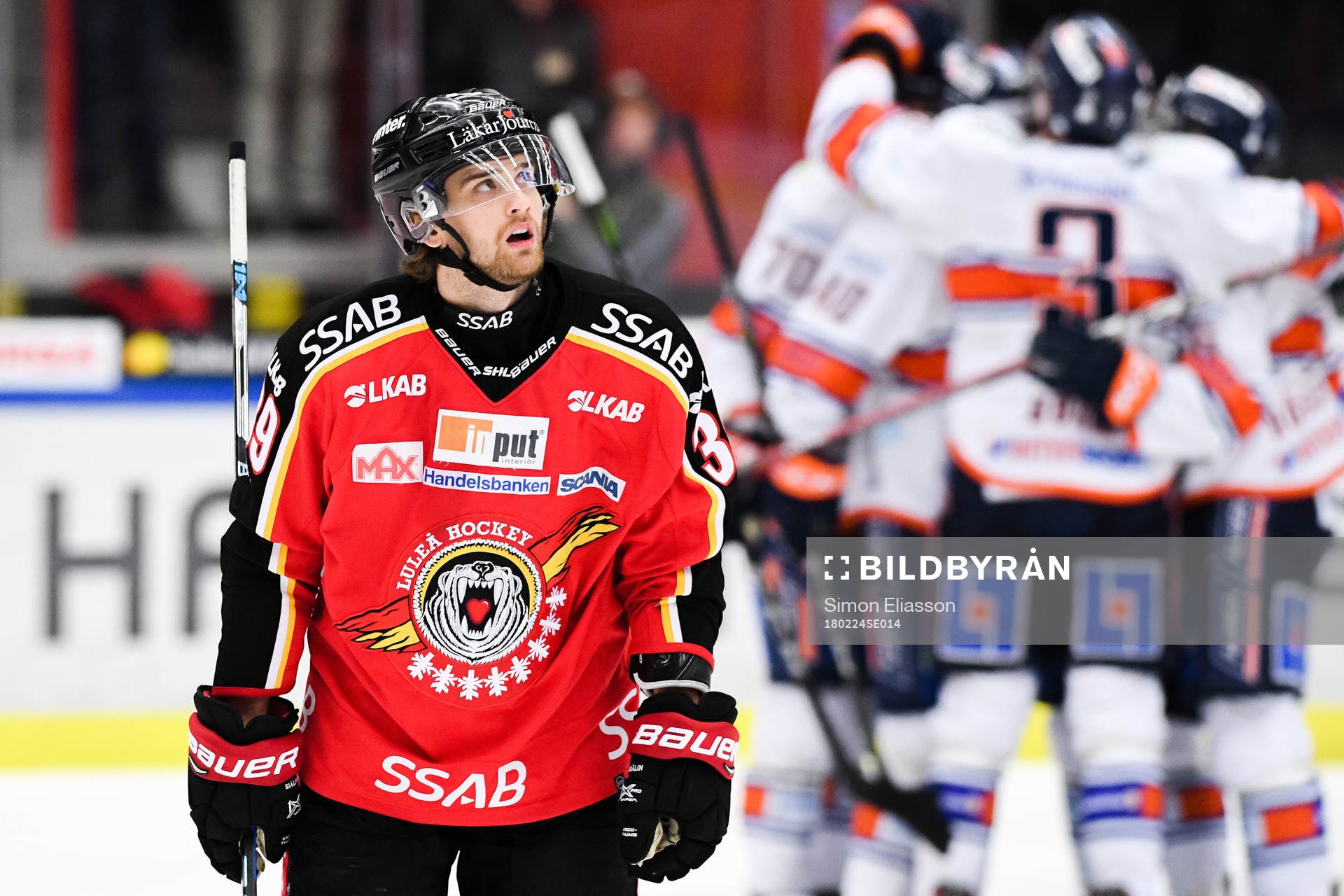 Luleås Pontus Själin deppar