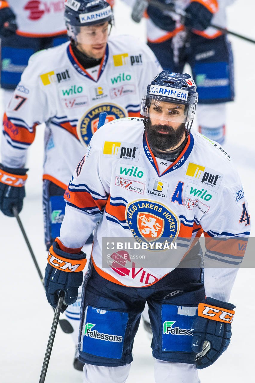 Växjös Daniel Rahimi jublar