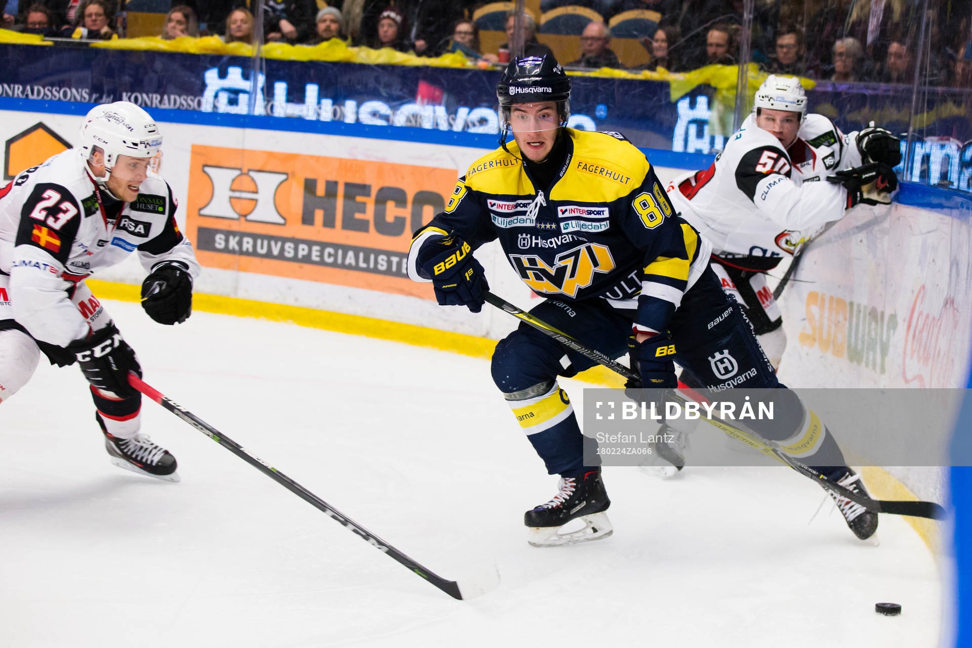 Malmö Redhawks Christoffer Forsberg och Tobias Ekberg