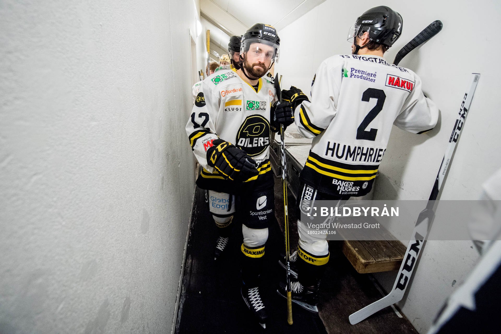Mats Larsen Mostue of Stavanger Oilers
