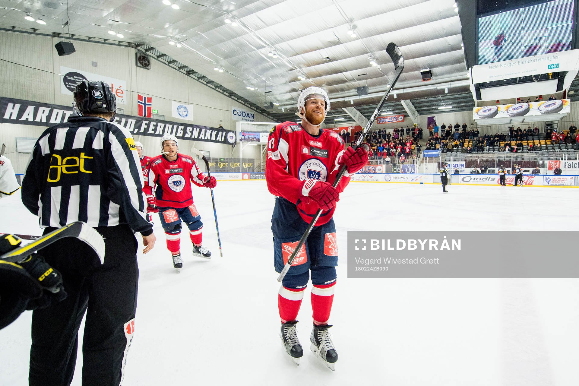 John Negrin of Lørenskog celebrates