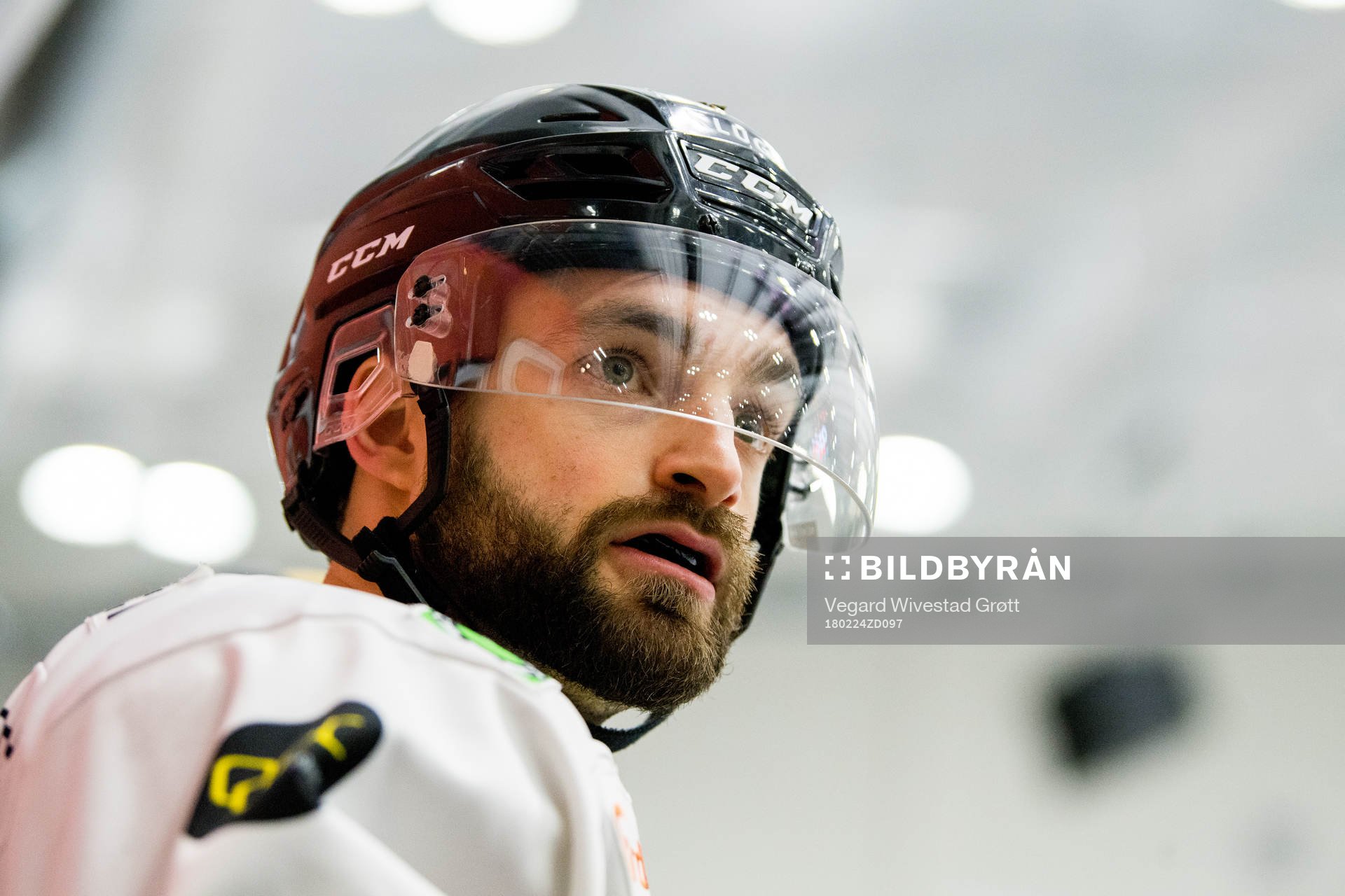Mats Larsen Mostue of Stavanger Oilers