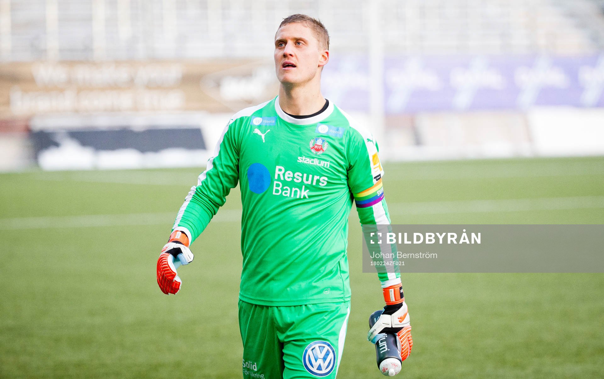 Helsingborgs målvakt Pär Hansson deppar