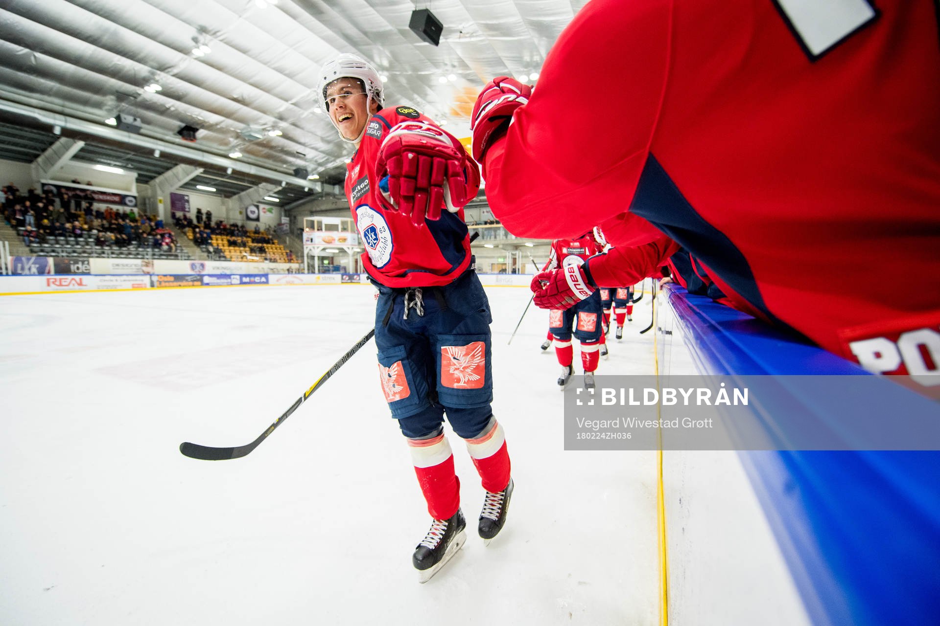 Andreas Røykås Marthinsen of Lørenskog celebrates