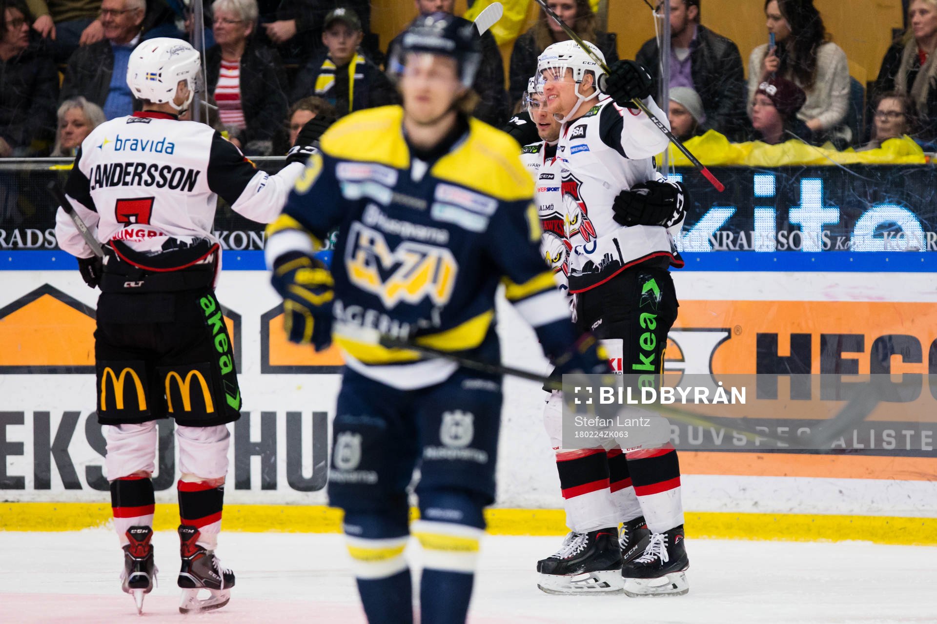 Malmö Redhawks Daniel Zaar jublar
