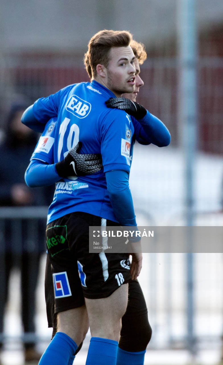 Halmstads Gabriel Gudmundsson och Nikolai Alho