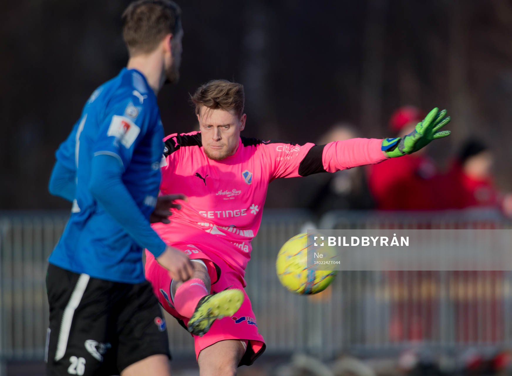 Halmstads målvakt Malkolm Nilsson