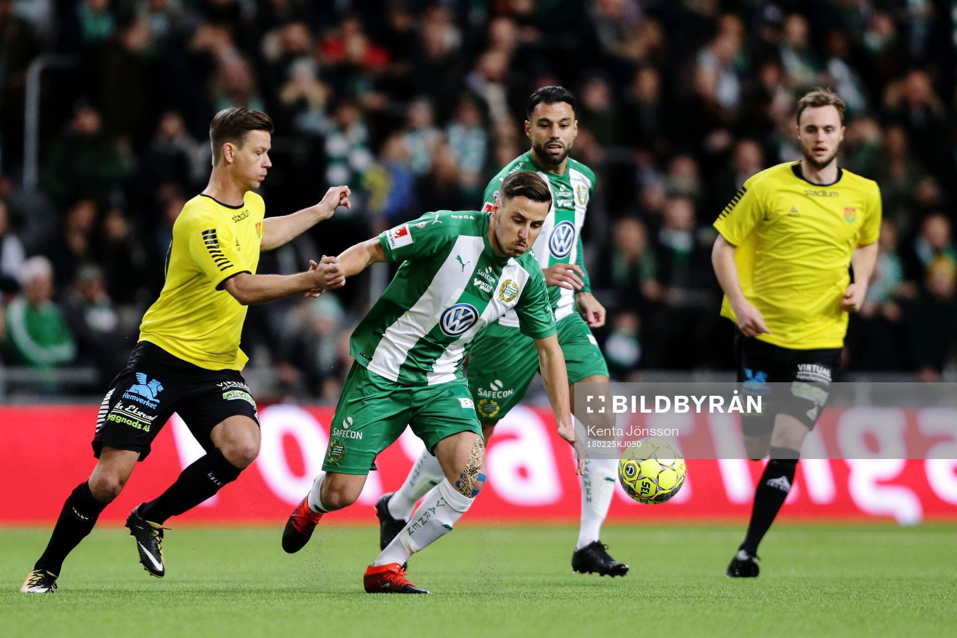 Hammarbys Jeppe Andersen och GAIS Dusan Djuric
