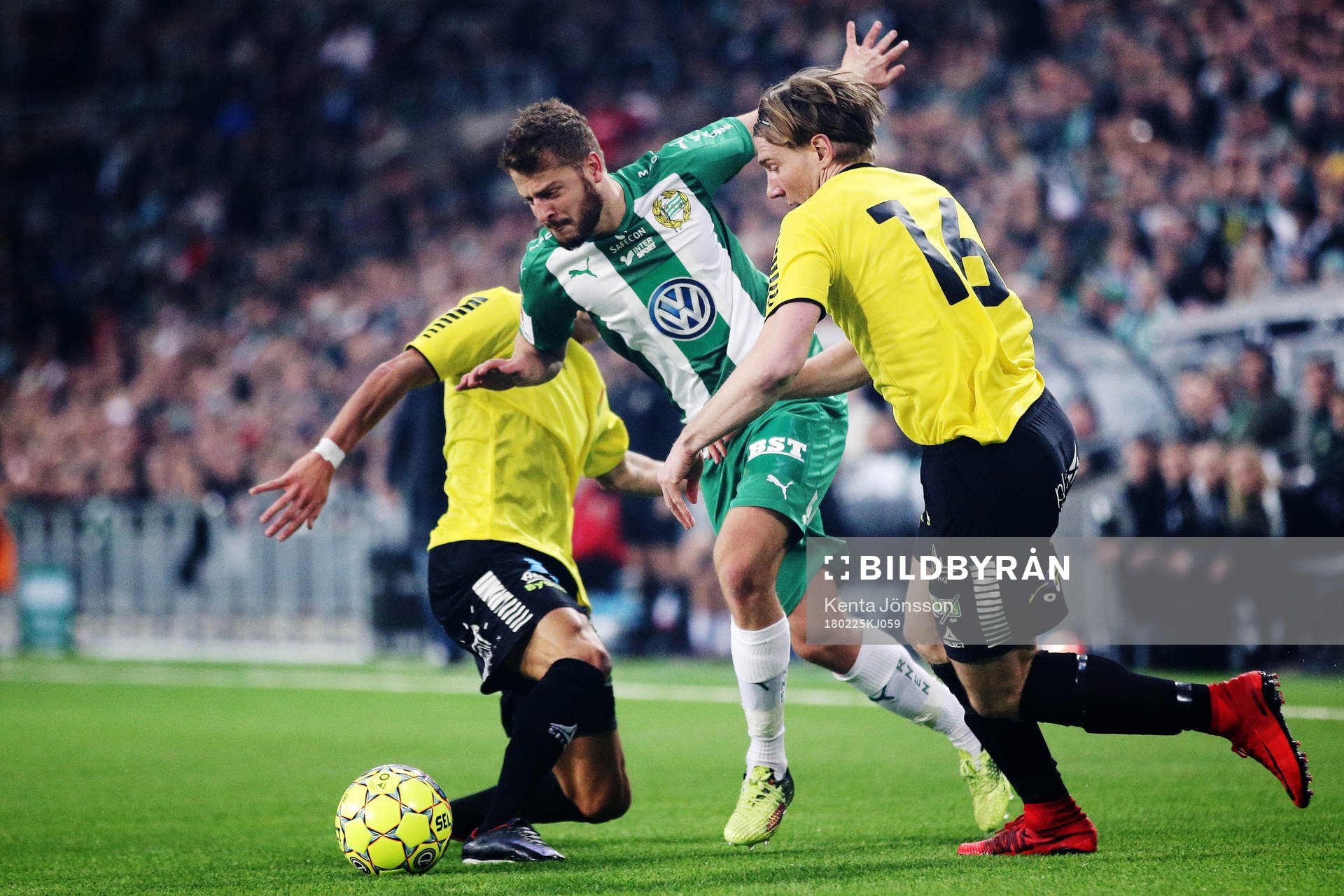 Hammarbys Rebin Asaad och GAIS August Wängberg