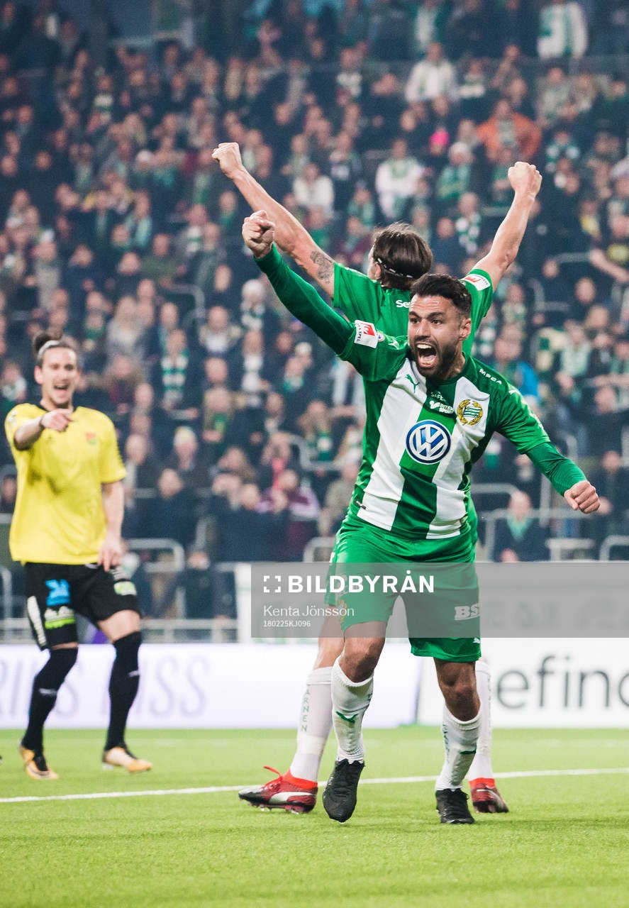 Hammarbys Imad Khalili jublar
