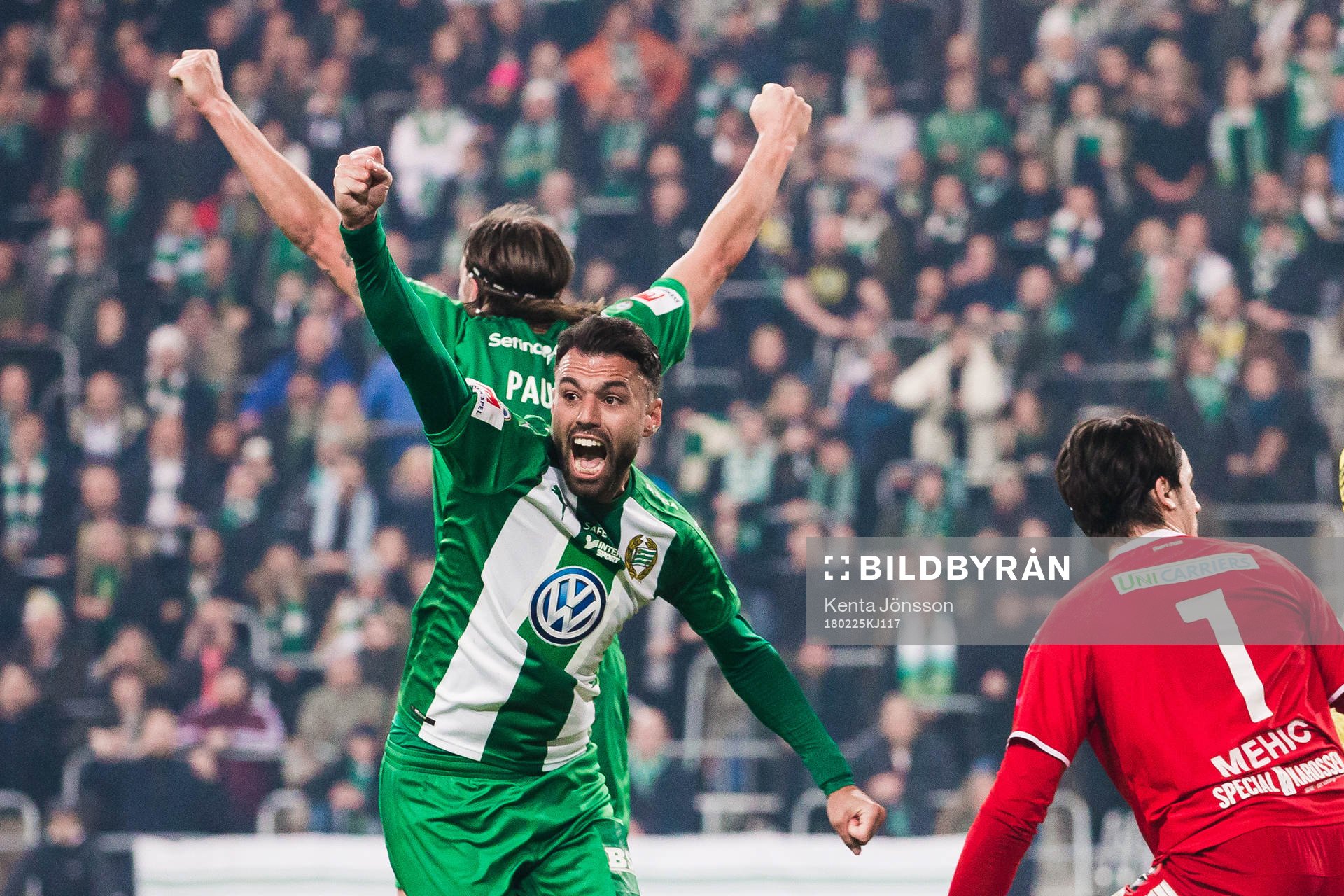 Hammarbys Imad Khalili jublar