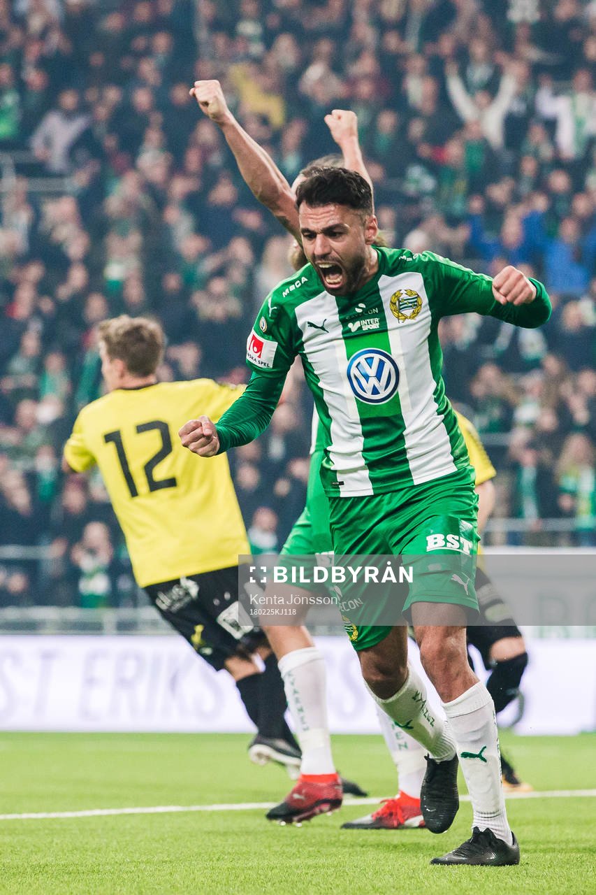 Hammarbys Imad Khalili jublar