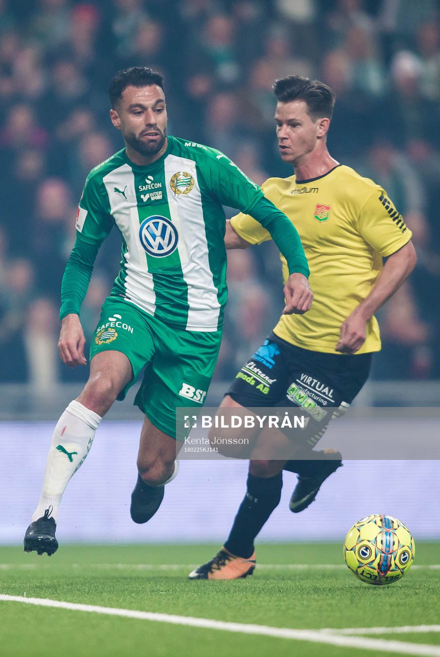 Hammarbys Imad Khalili och GAIS Dusan Djuric