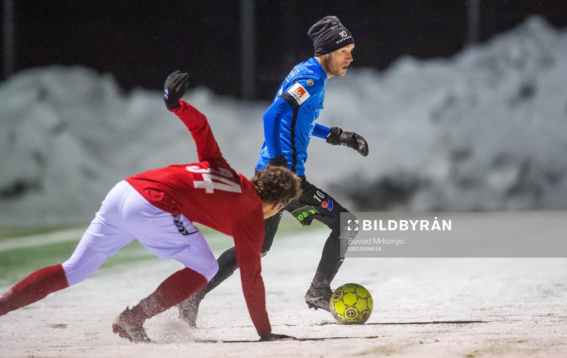 Trelleborgs Zoran Jovanovic och Kalmars Herman Hallberg