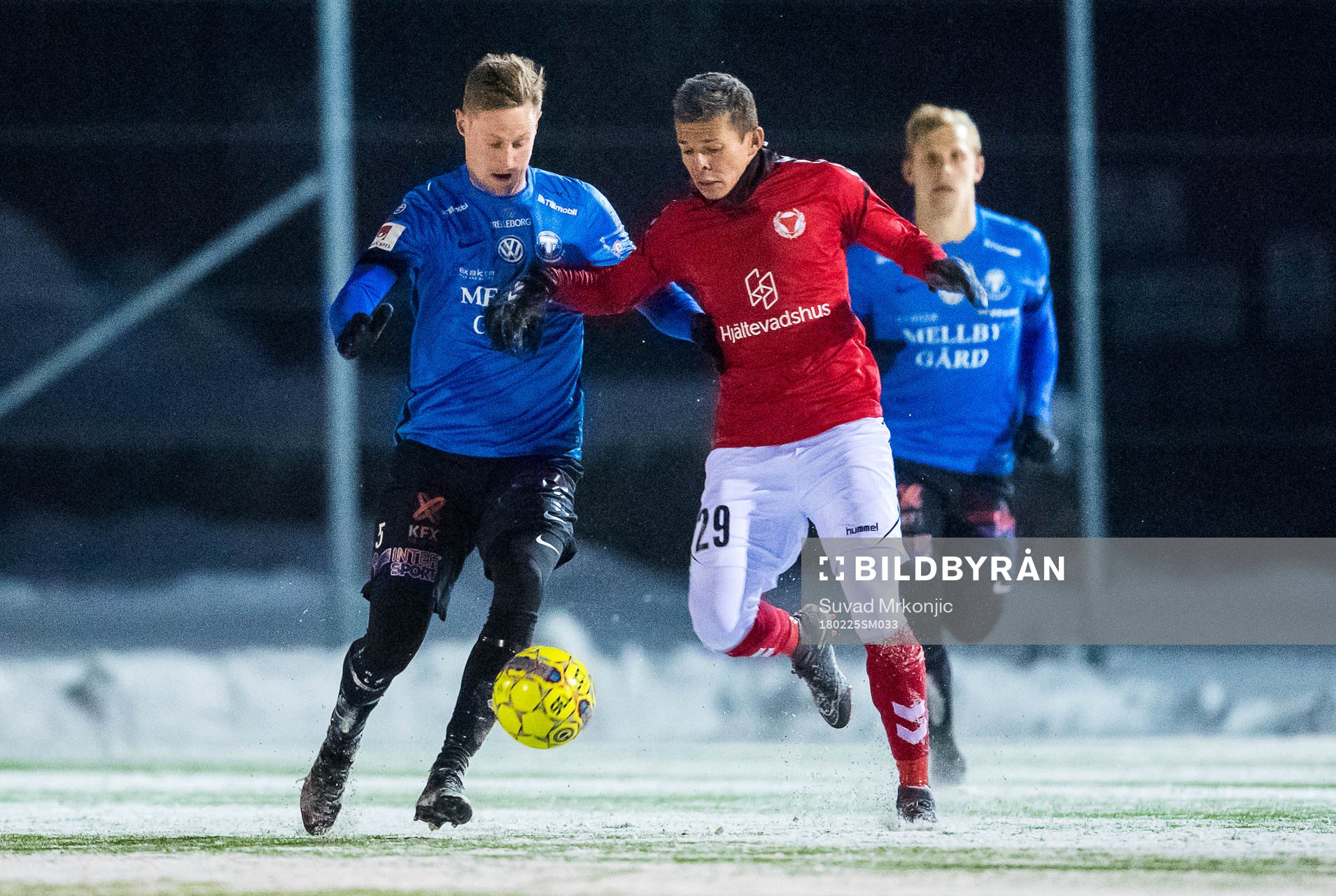 Trelleborgs Anton Tideman och Kalmars Romário Pereira