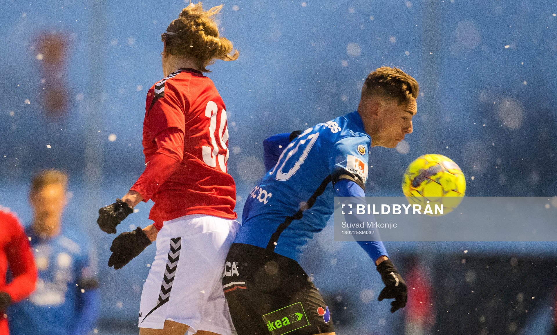 Trelleborgs Felix Hörberg och Kalmars Isak Magnusson