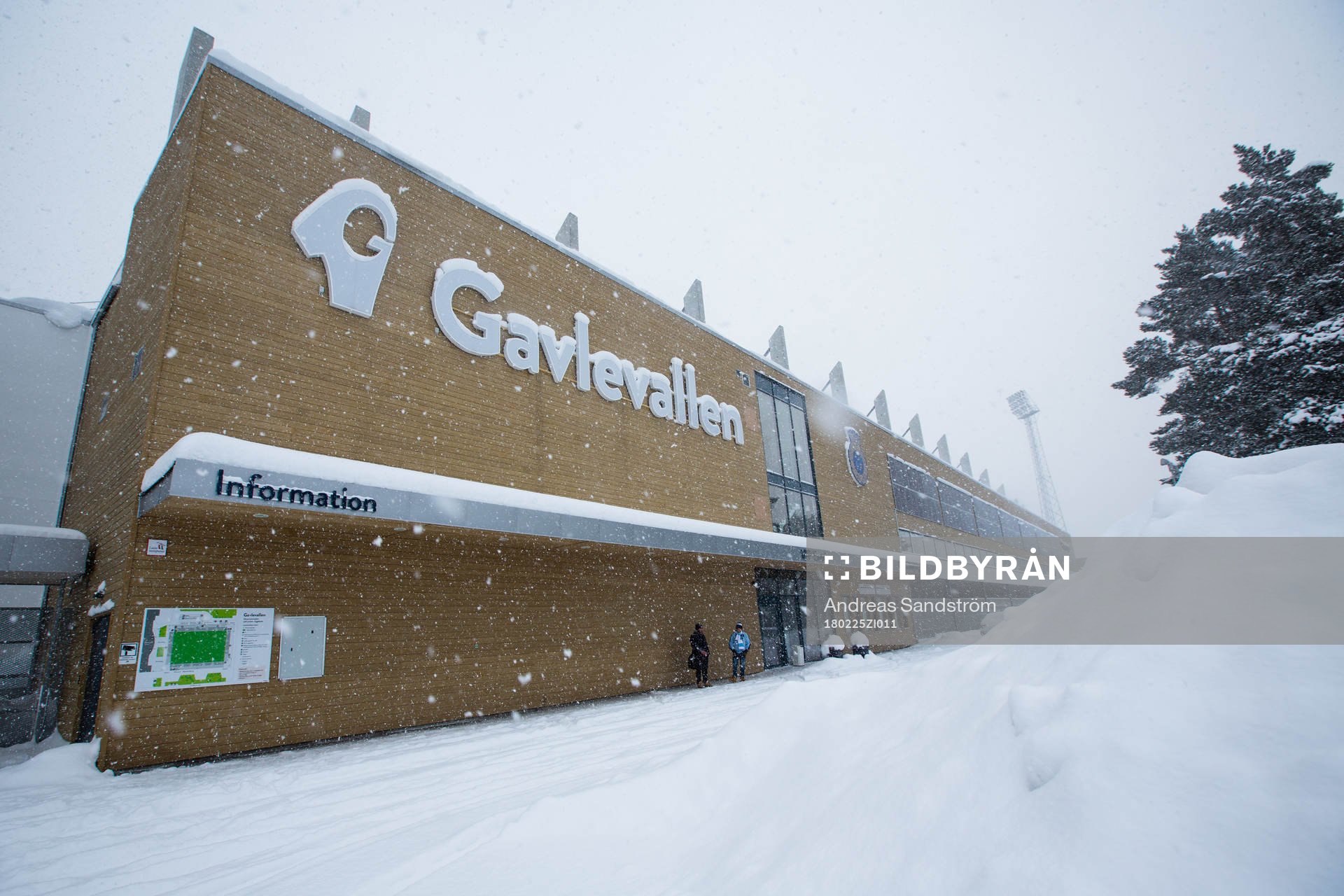 Snökaos utanför Gavlevallen