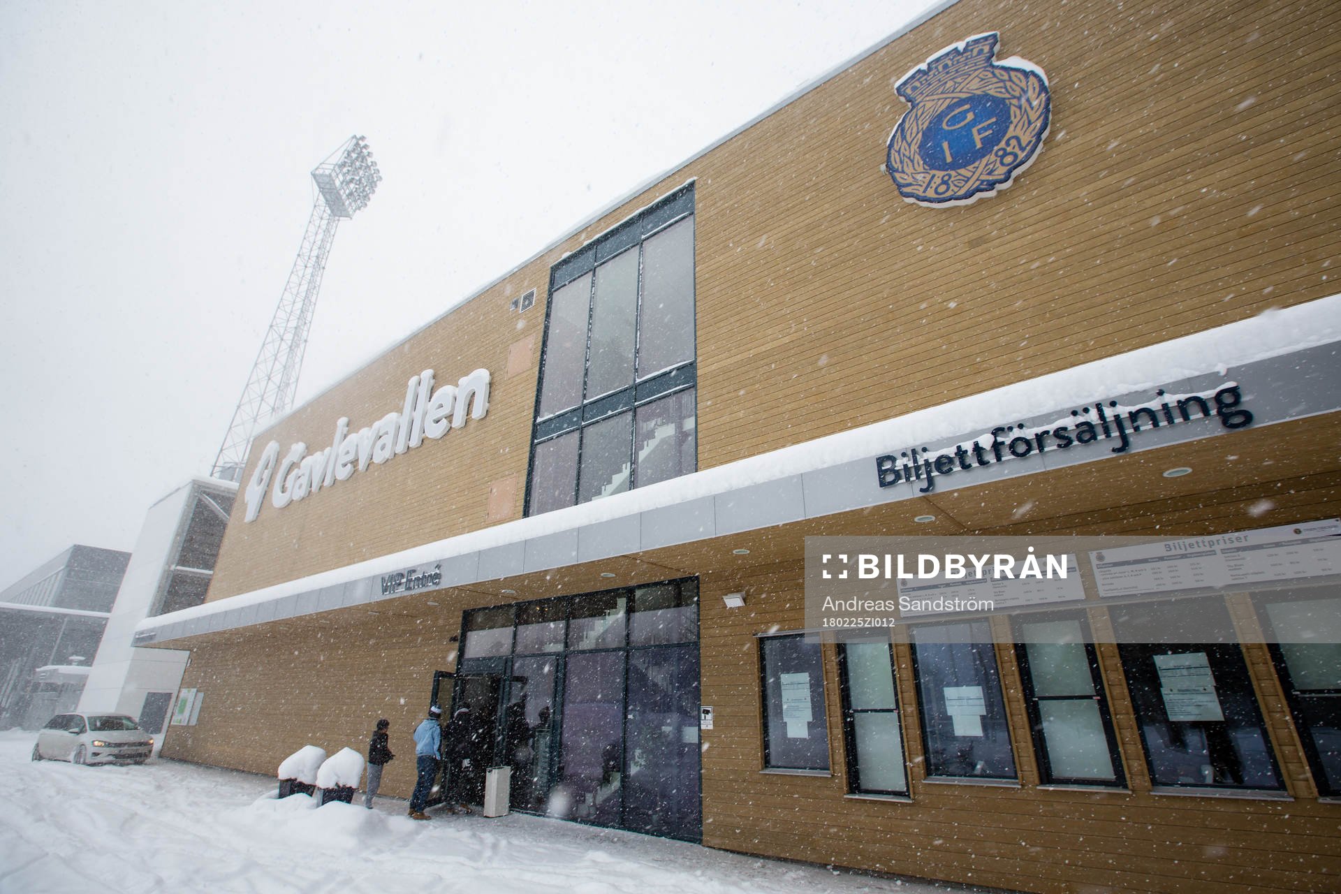 Snökaos utanför Gavlevallen