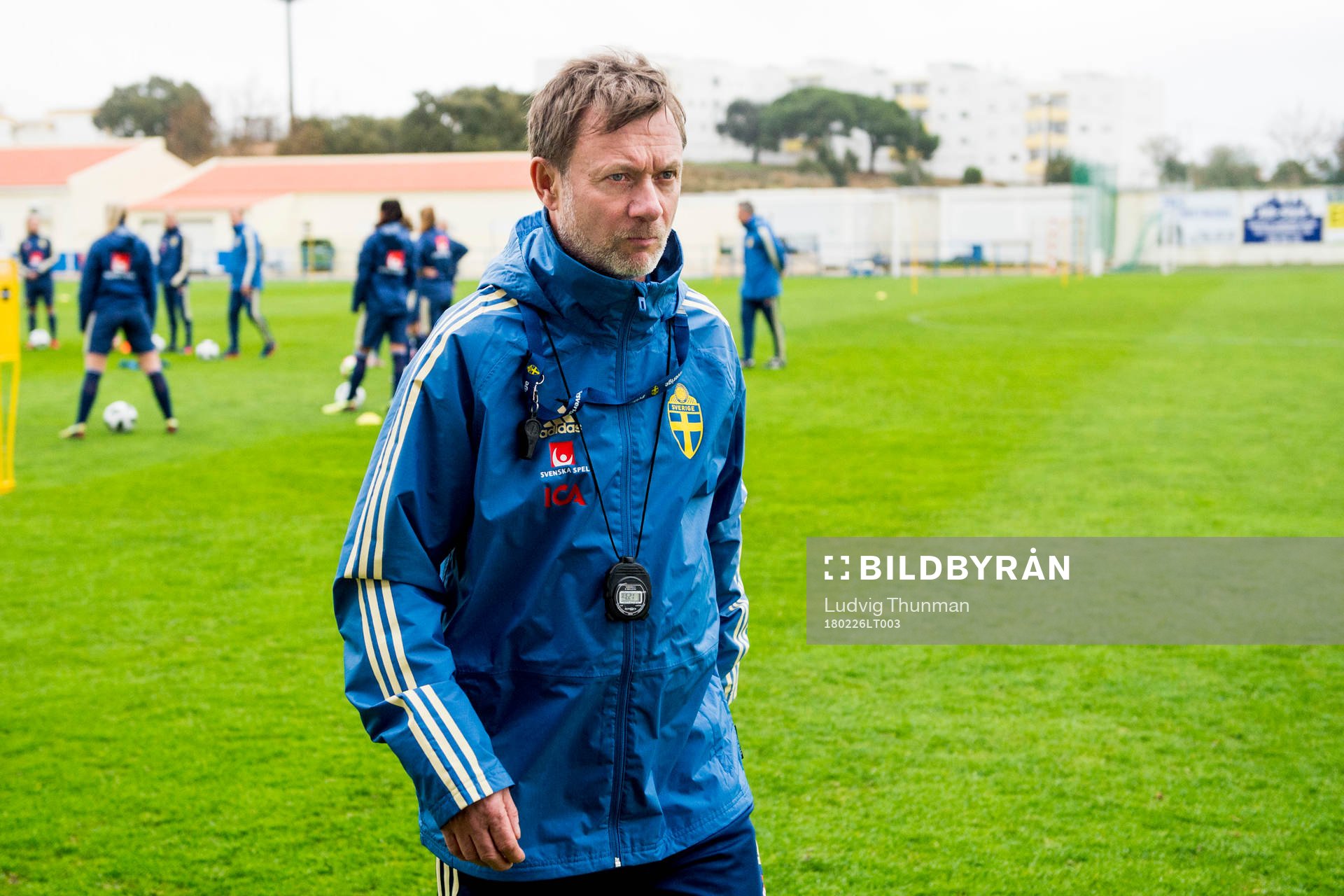 Sveriges förbundskapten Peter Gerhardsson