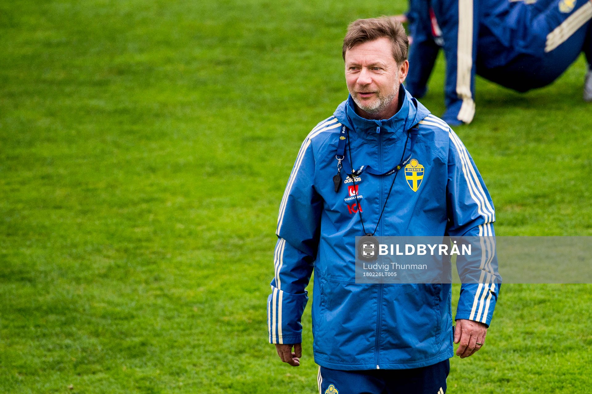 Sveriges förbundskapten Peter Gerhardsson