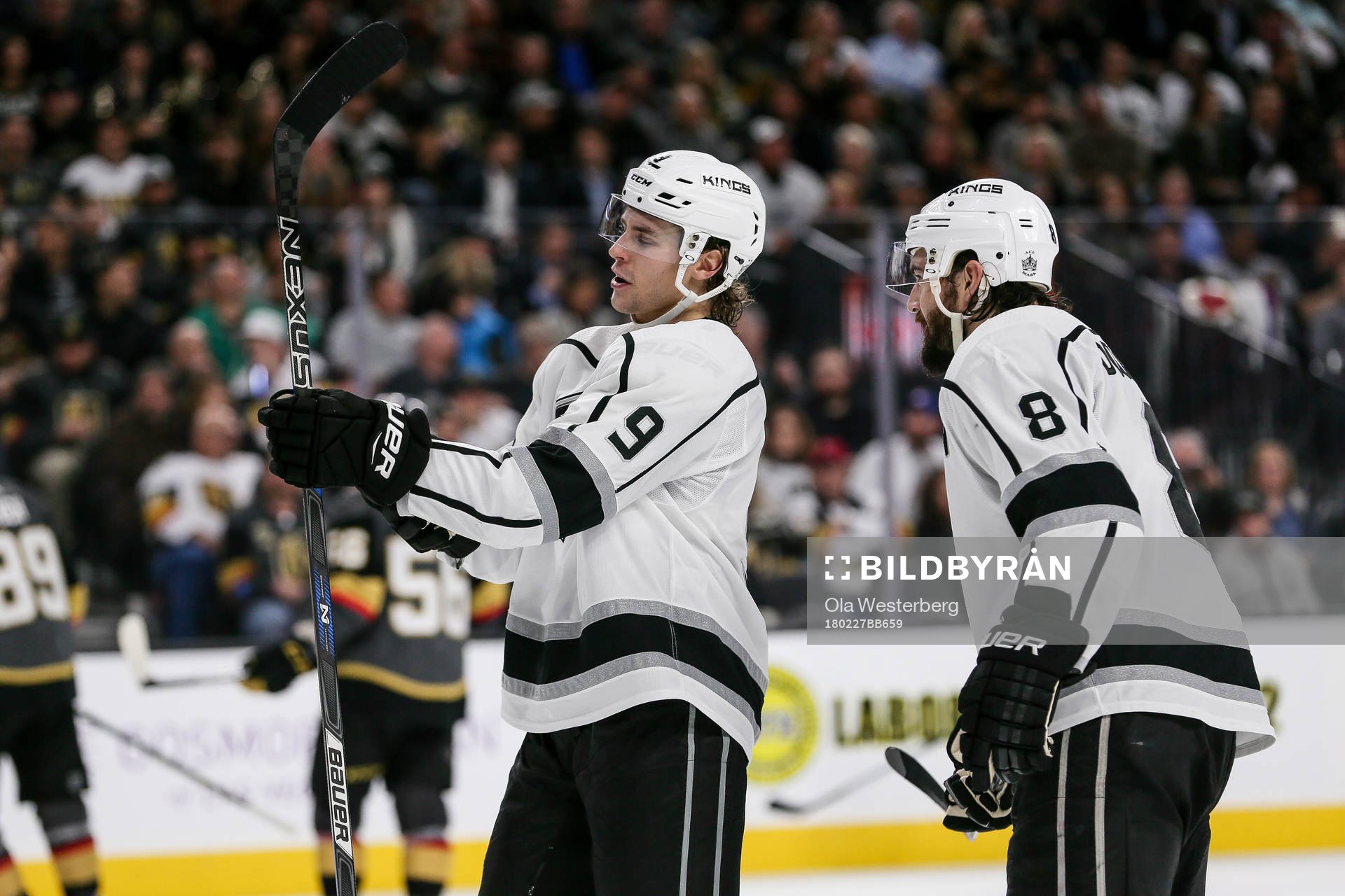 Los Angeles Adrian Kempe och Drew Doughty