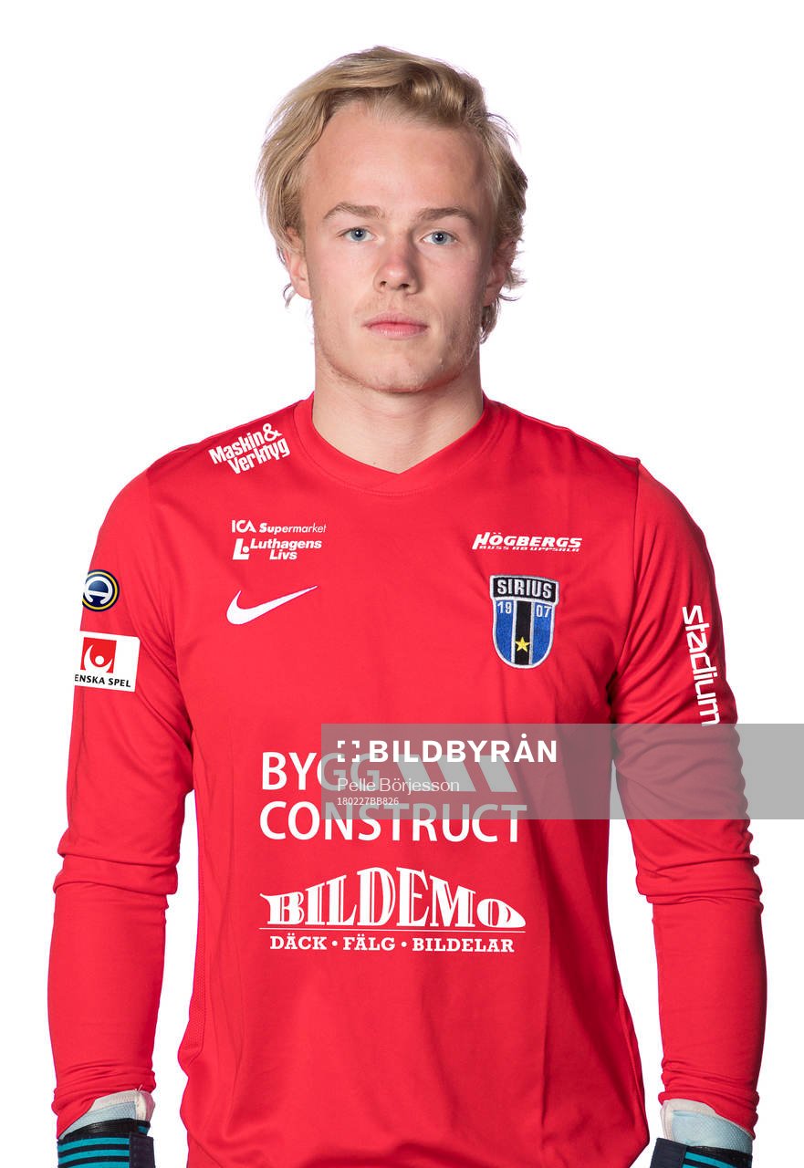 Sirius målvakt Gustav Nyberg