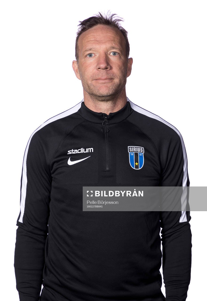 Sirius tränare sportchef Kim Bergstrand poserar för ett porträtt den 27 februari 2018 i Uppsala.