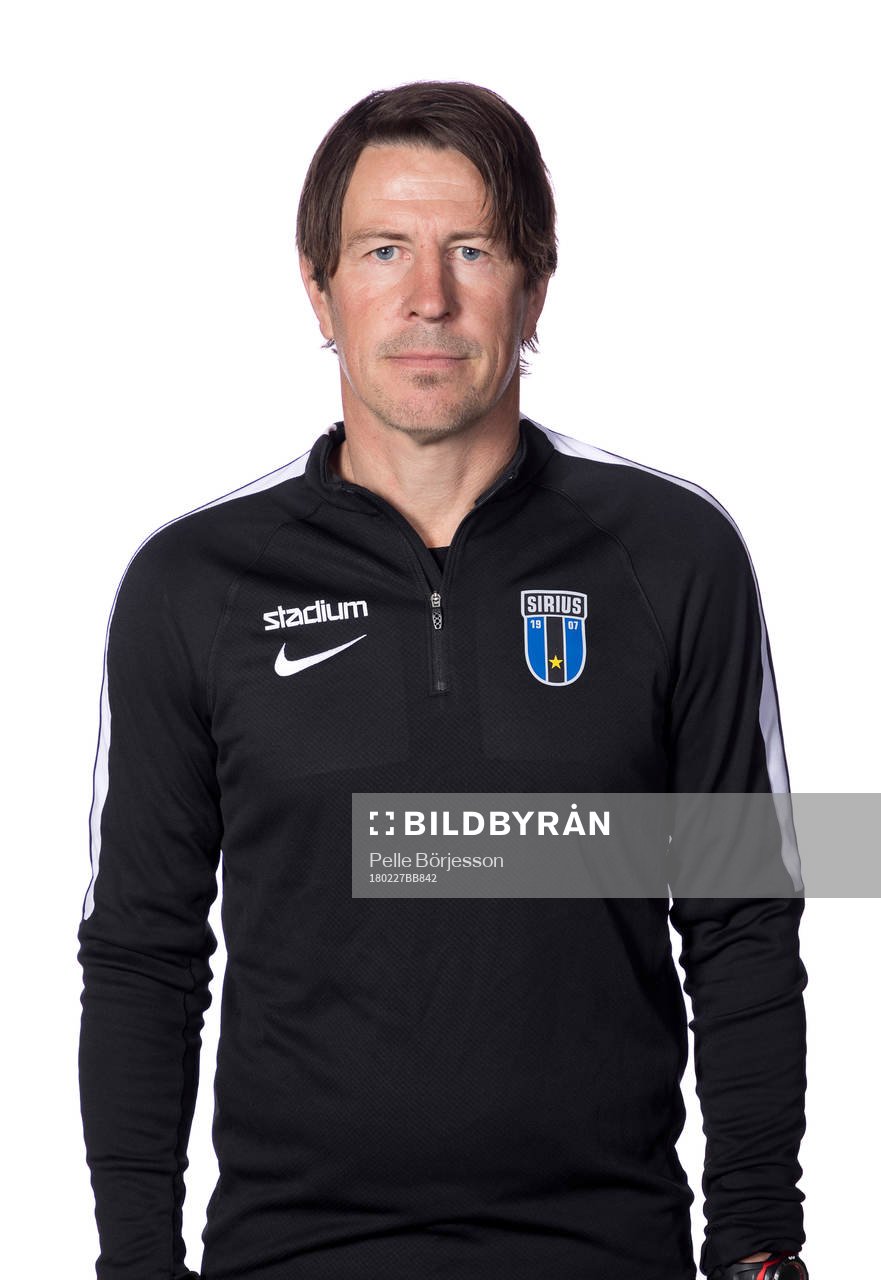 Sirius tränare sportchef Thomas Lagerlöf poserar för ett porträtt den 27 februari 2018 i Uppsala.