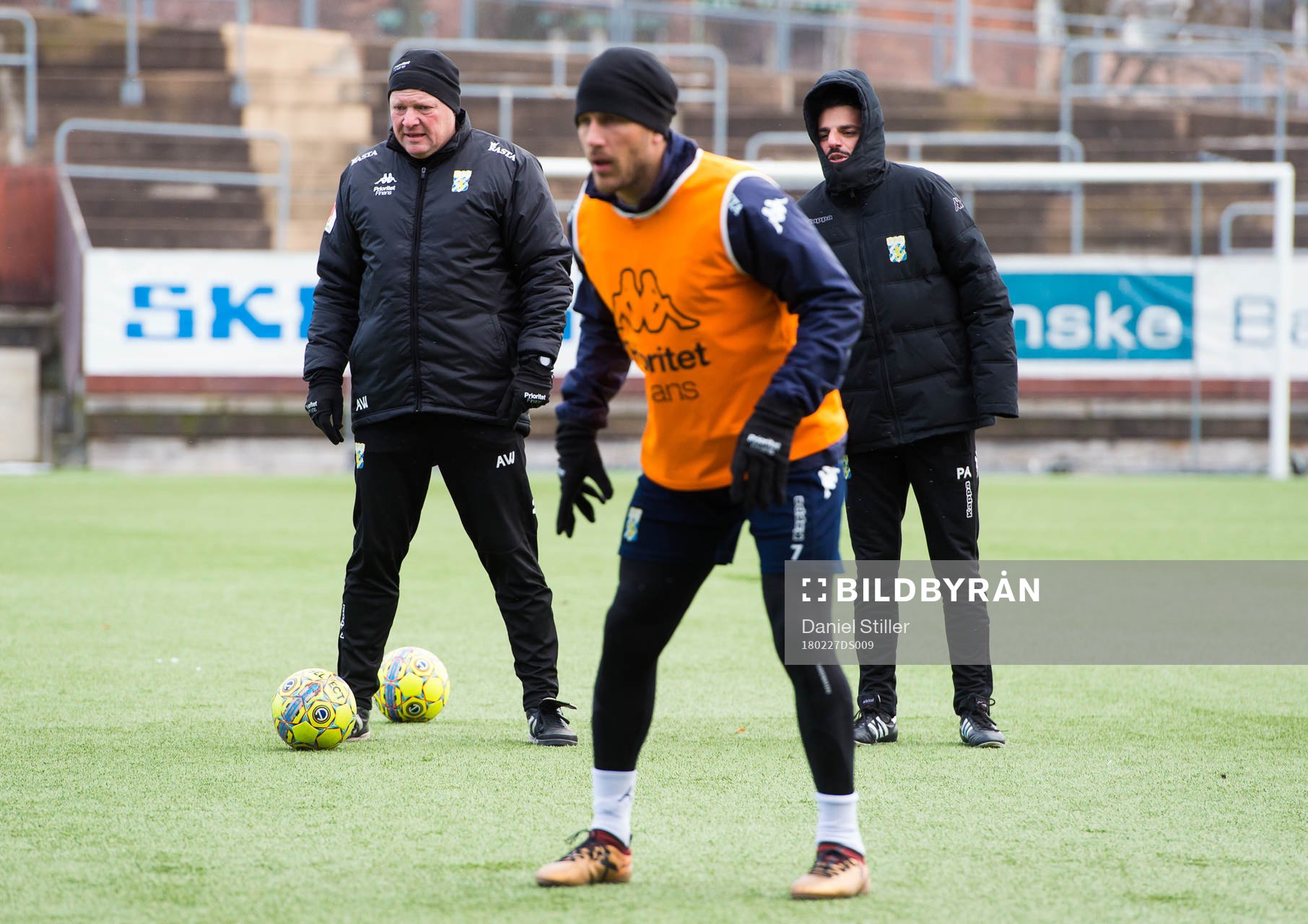 Assisterande tränare Alf Westerberg och tränare Poya