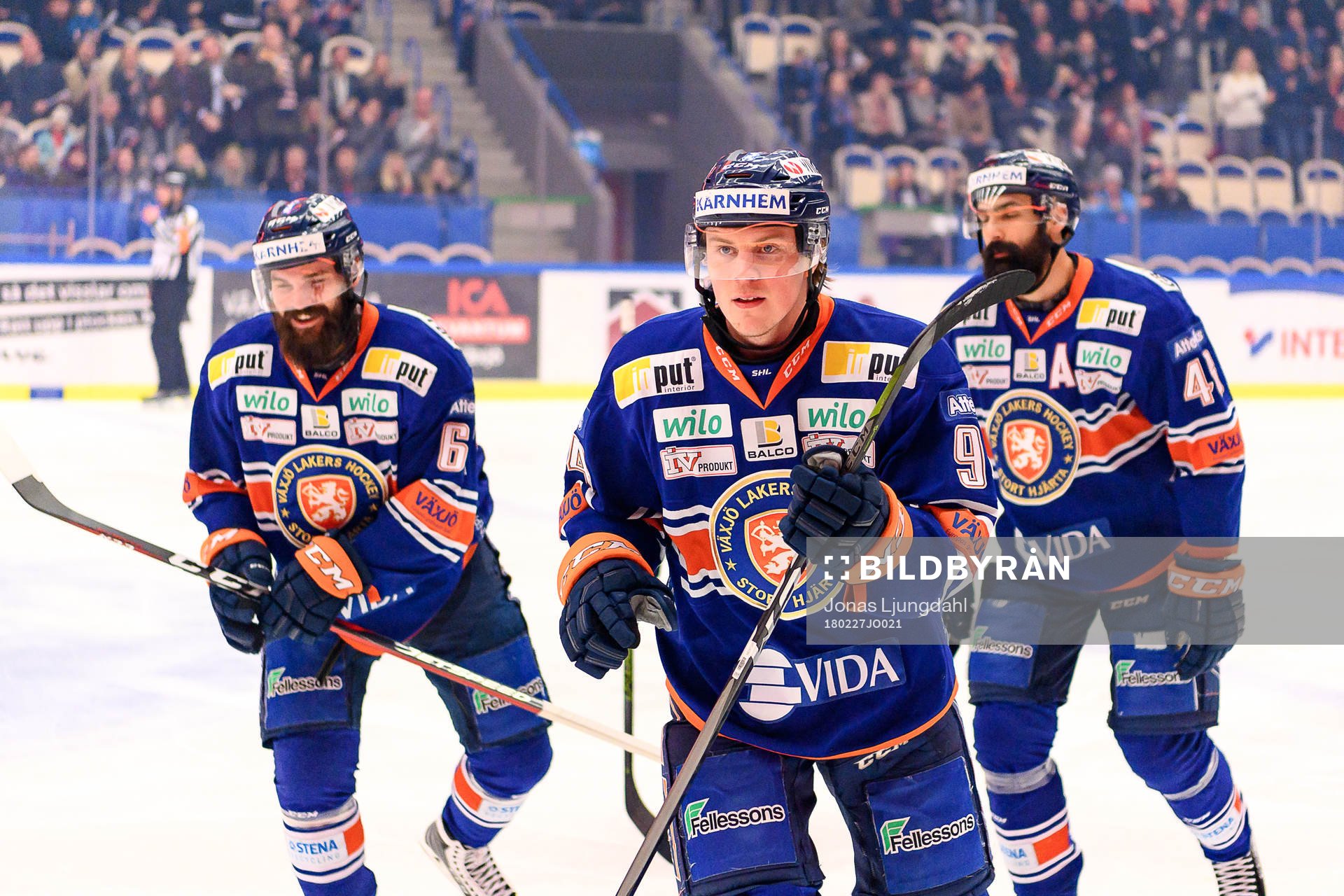 Växjös Joel Persson jublar
