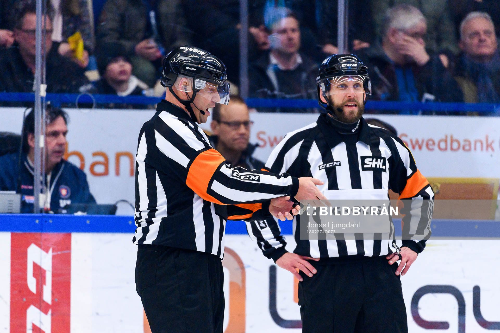 Domare Sören Persson och Marcus Linde