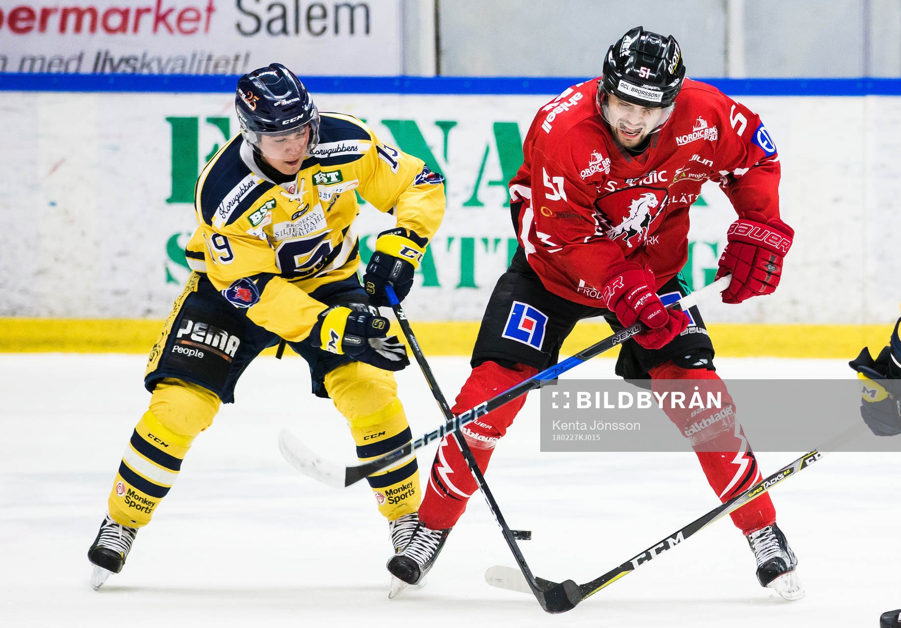 Södertäljes Lucas Carlsson och Vita Hästens August