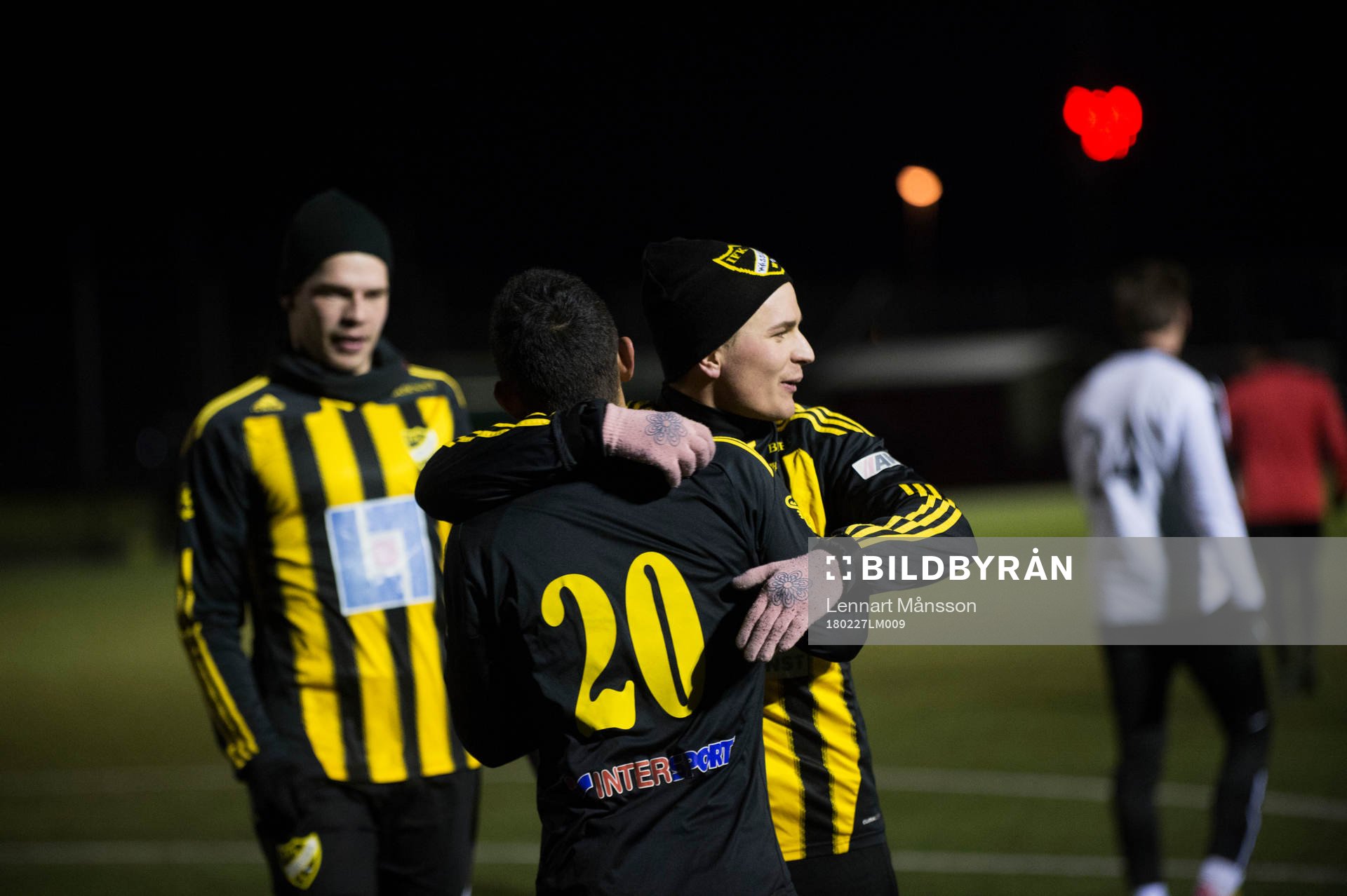 i träningsmatchen mellan IFK Hässleholm och Sölvesborg i