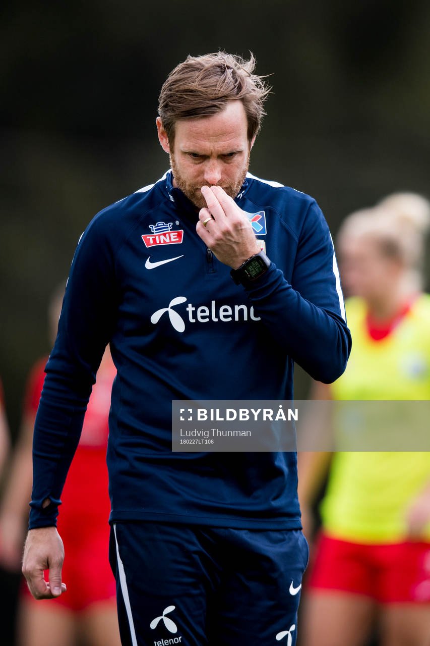 Norges förbundskapten Martin Sjögren