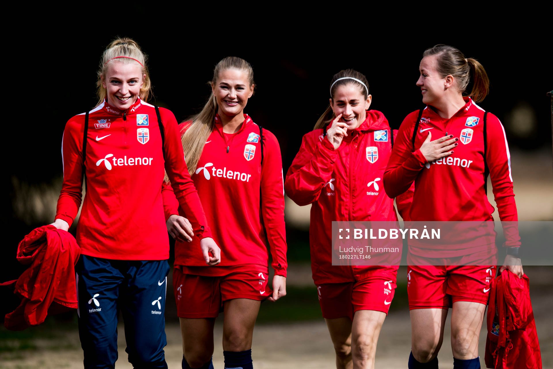 Ina Gausdal, Lisa-Marie Karlseng Utland, Ingrid Ryland och