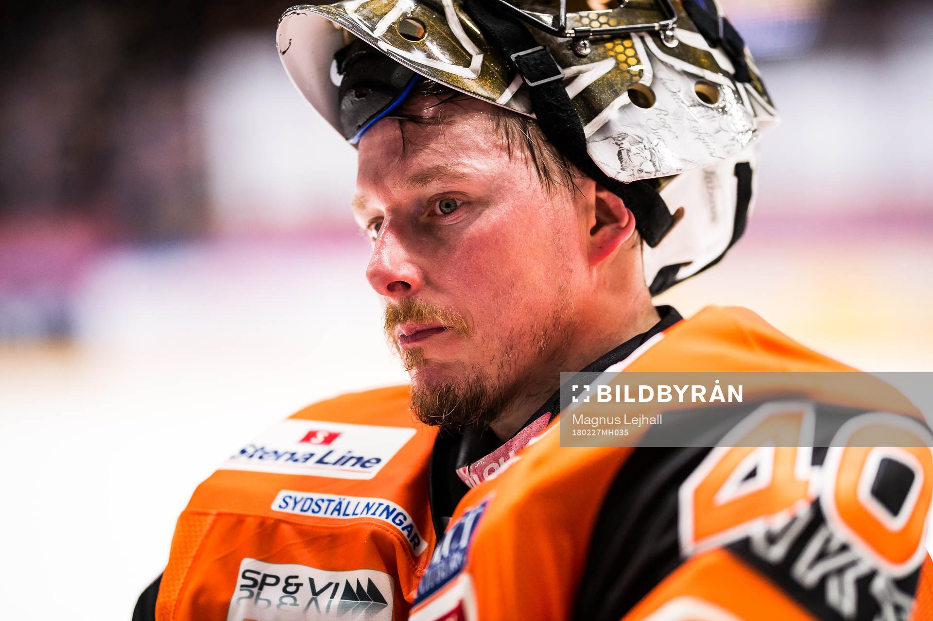 Karlskronas målvakt Johan Holmqvist