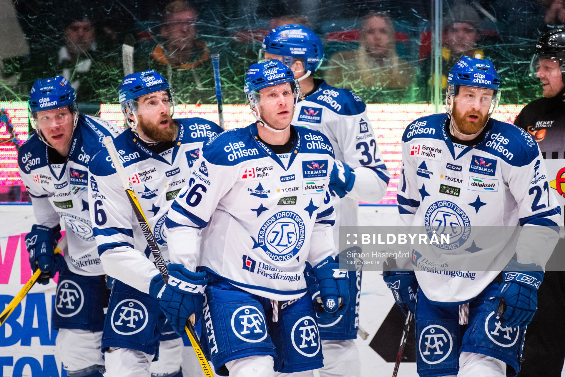 Leksands Daniel Pietta , Patrick McNally , Mattias Ritola