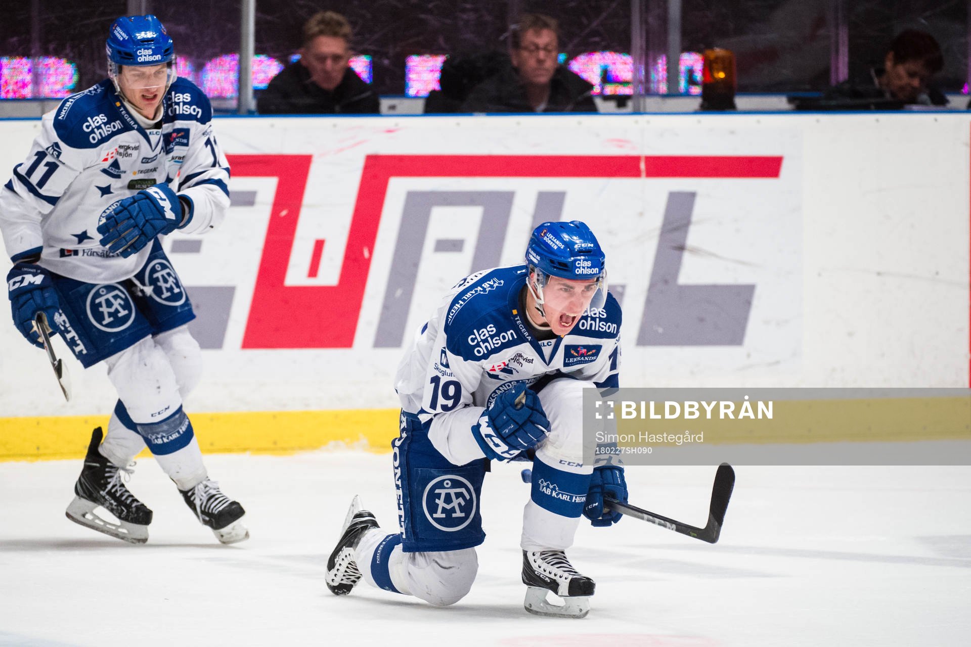 Leksands Tobias Forsberg jublar