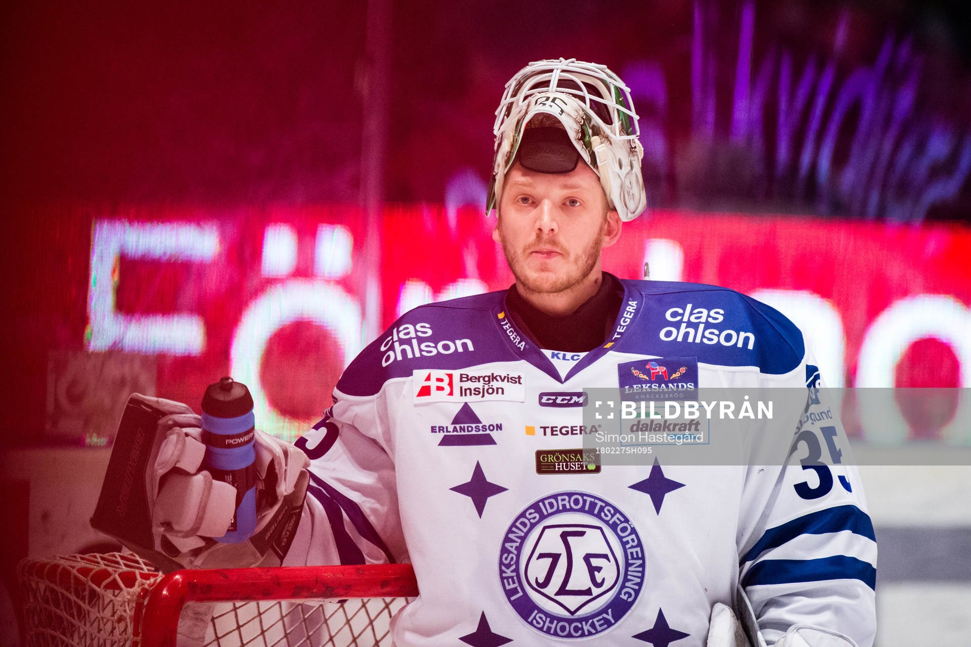 Leksands målvakt Robin Rahm