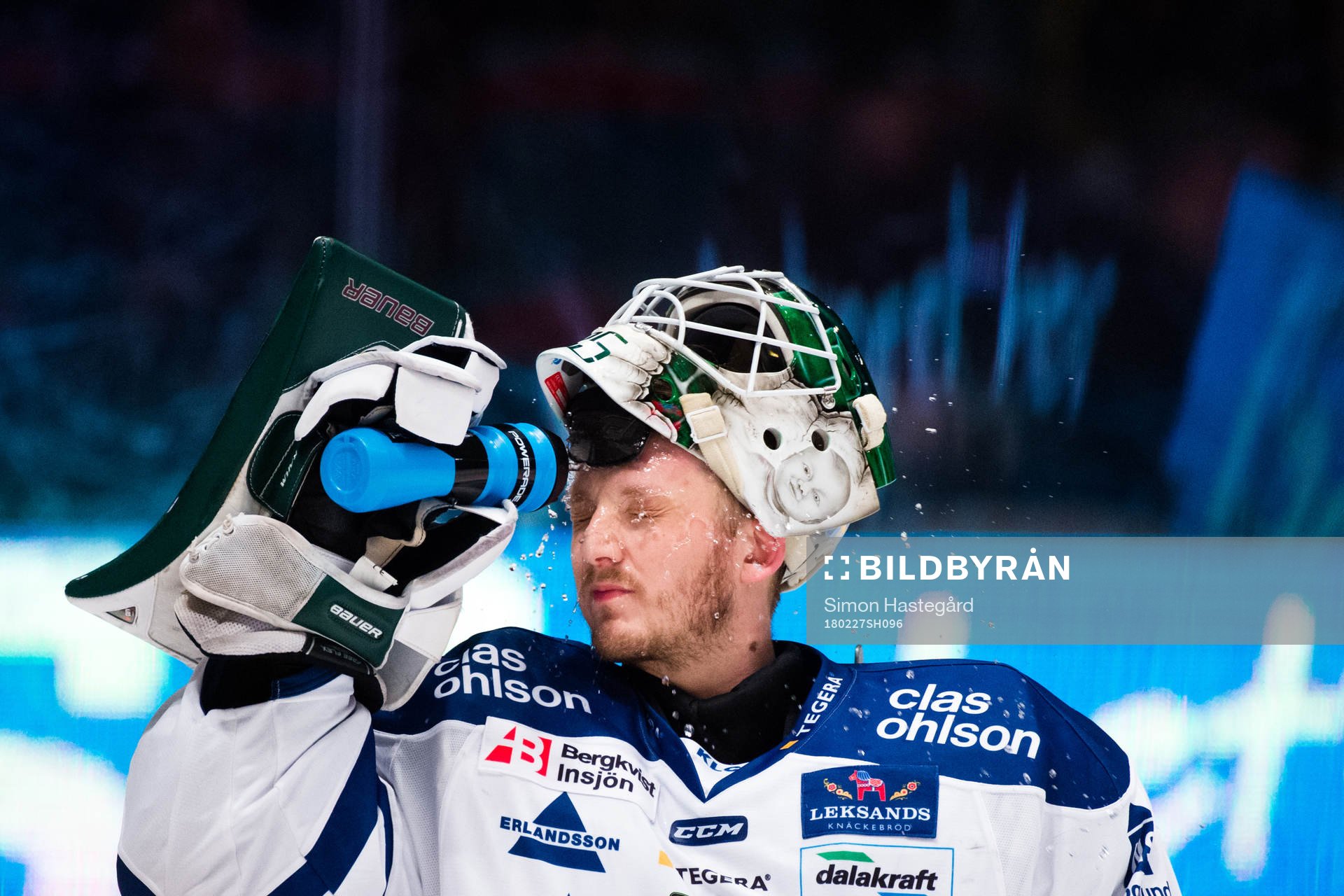 Leksands målvakt Robin Rahm