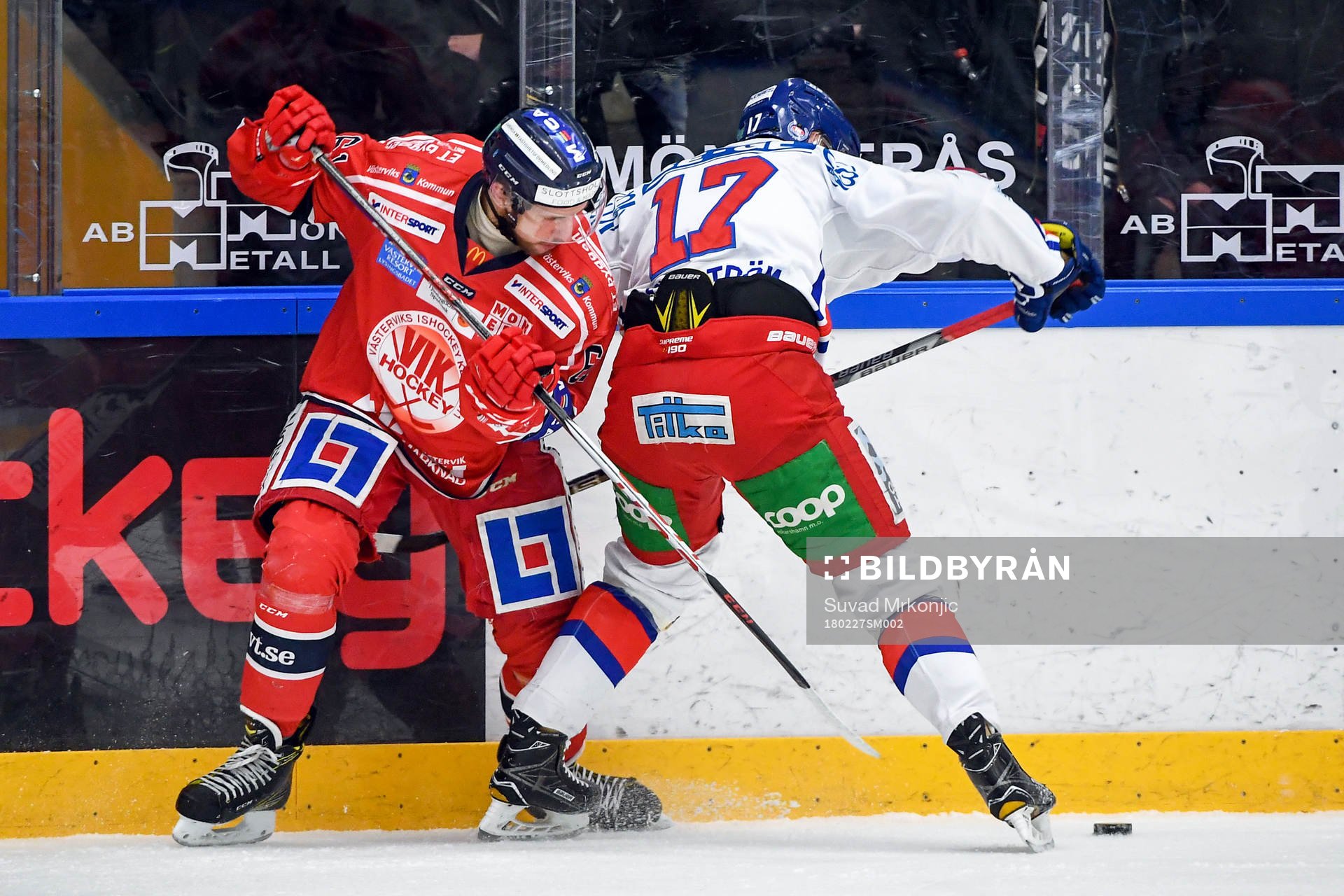 Västerviks Emil Wahlberg och Oskarshamns Jonas Engström