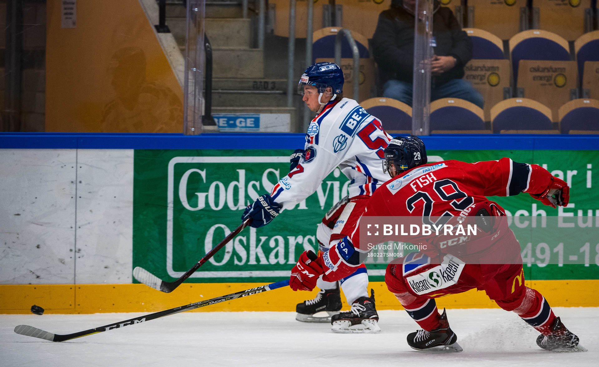 Oskarshamns Karl Johansson och Västerviks Christopher Fish