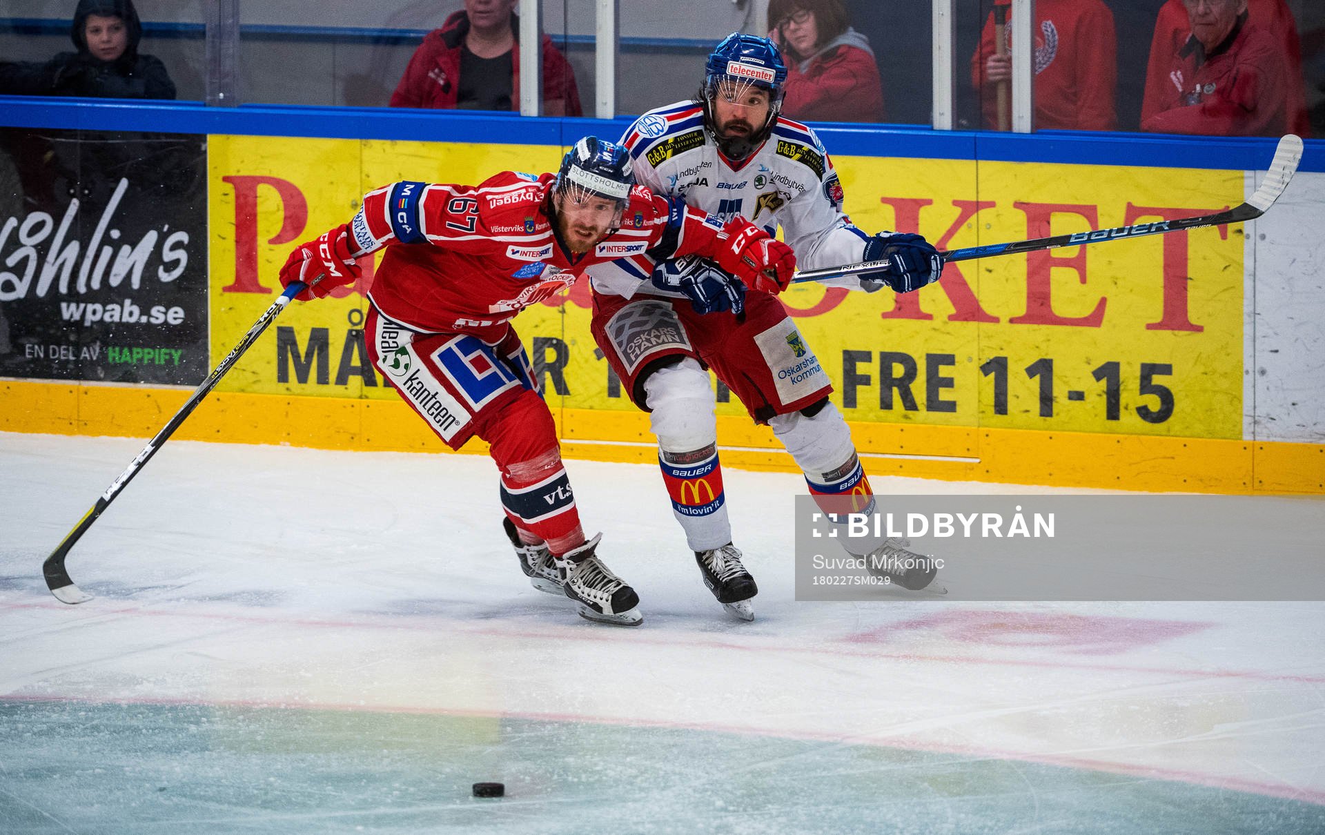 Oskarshamns Björn Karlsson och Västerviks Emil Georgsson