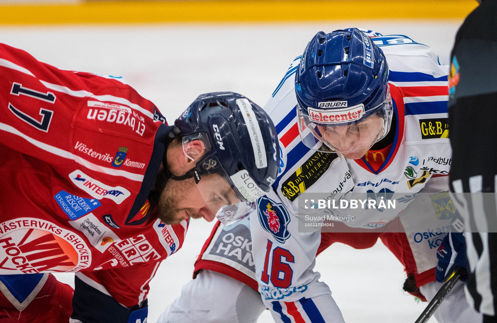 Oskarshamns Arsi Piispanen och Västerviks Dan Pettersson