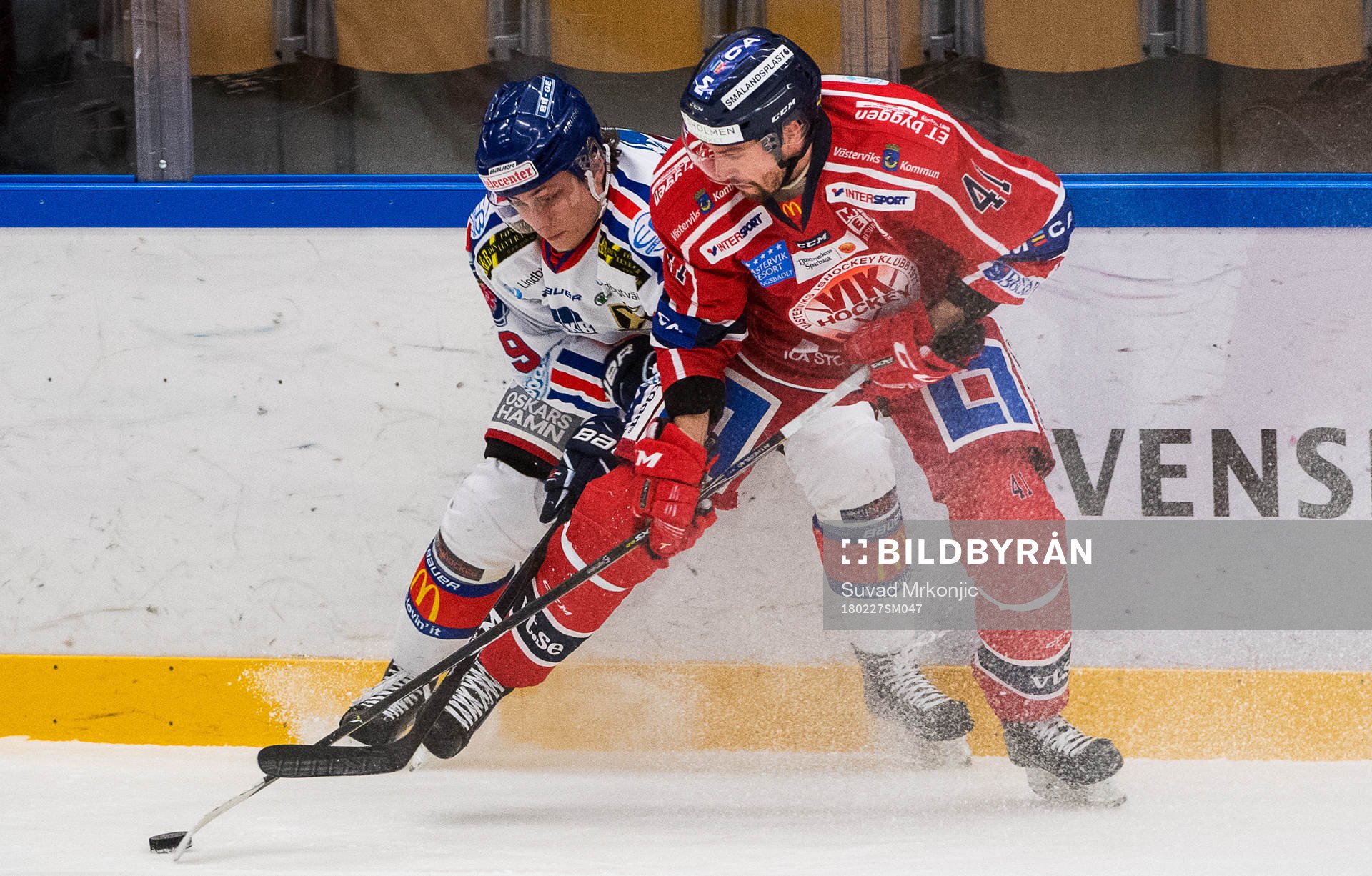 Oskarshamns John Dahlström och Västerviks Joacim Hedblad